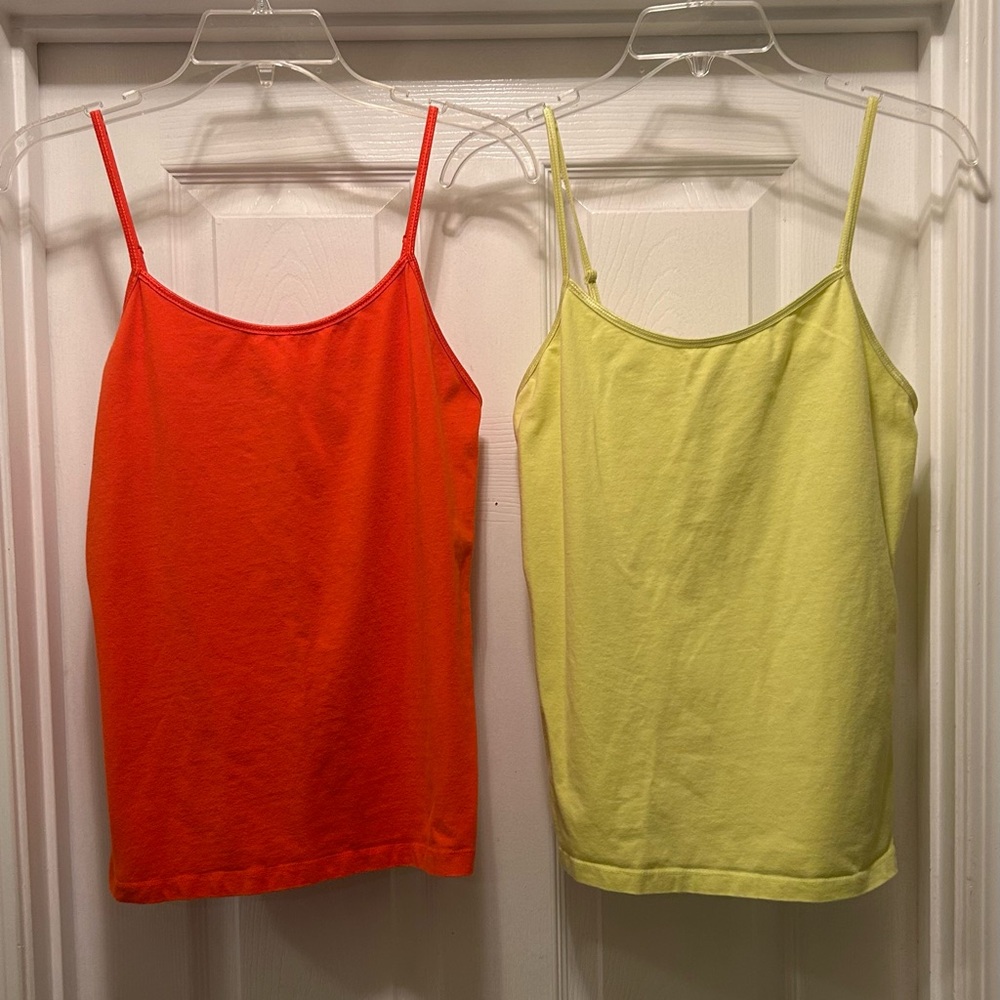 Cato - Set of 2 Camisoles - Bright Orange and Yellow